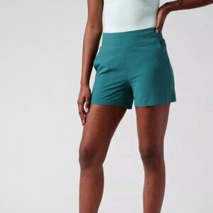 Athleta Teal Borealis Green Brooklyn Shorts